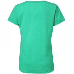 Plain Softstyle® women's deep scoop t-shirt Gildan 153 GSM